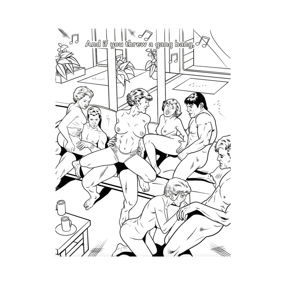 The Golden GILFs Porn Parody Coloring Book