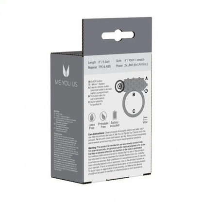 Me You Us Classic Smoke Vibrating Ring