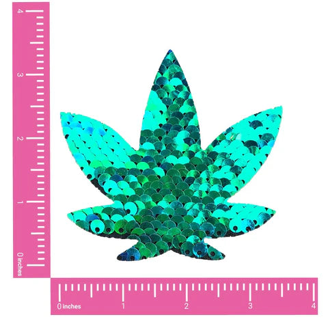 Dope AF Weed Leaf Nipple Cover Pasties