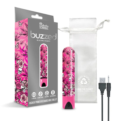 Prints Charming Buzzed Rechargeable 3.5" Bullet