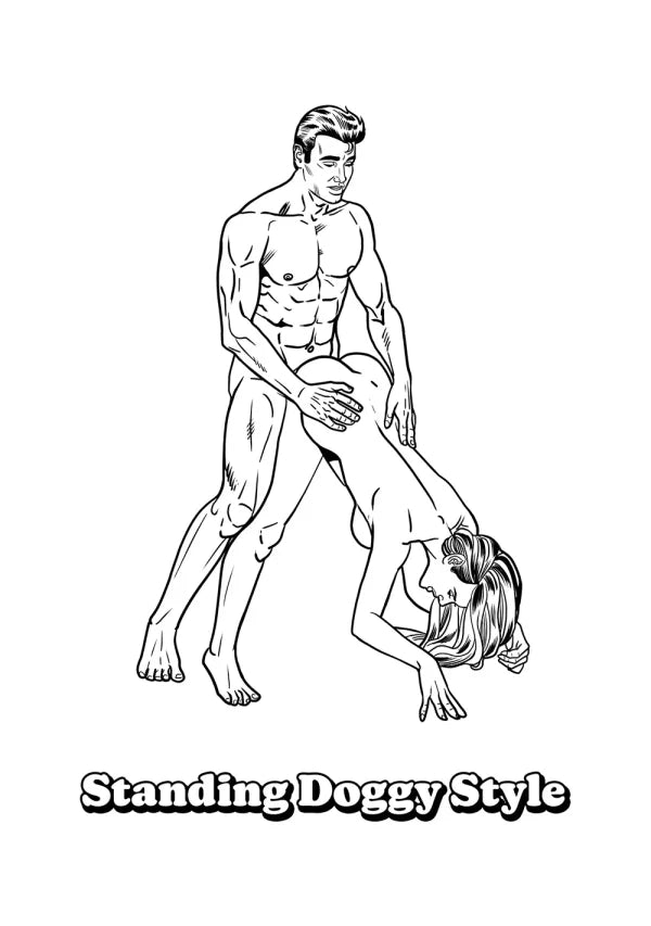 The Sexiest Sex Positions Coloring Book