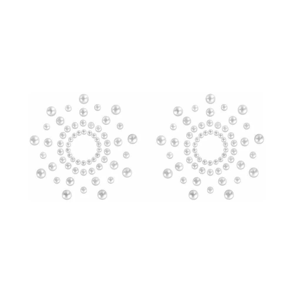 Bijoux Indiscrets Mimi Rhinestone Pasties Circles Pearl