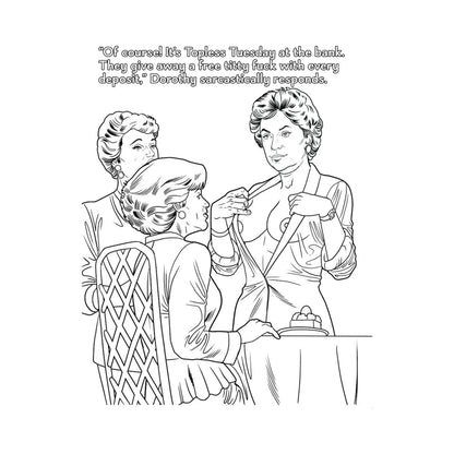 The Golden GILFs Porn Parody Coloring Book