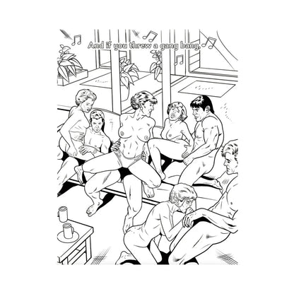 The Golden GILFs Porn Parody Coloring Book