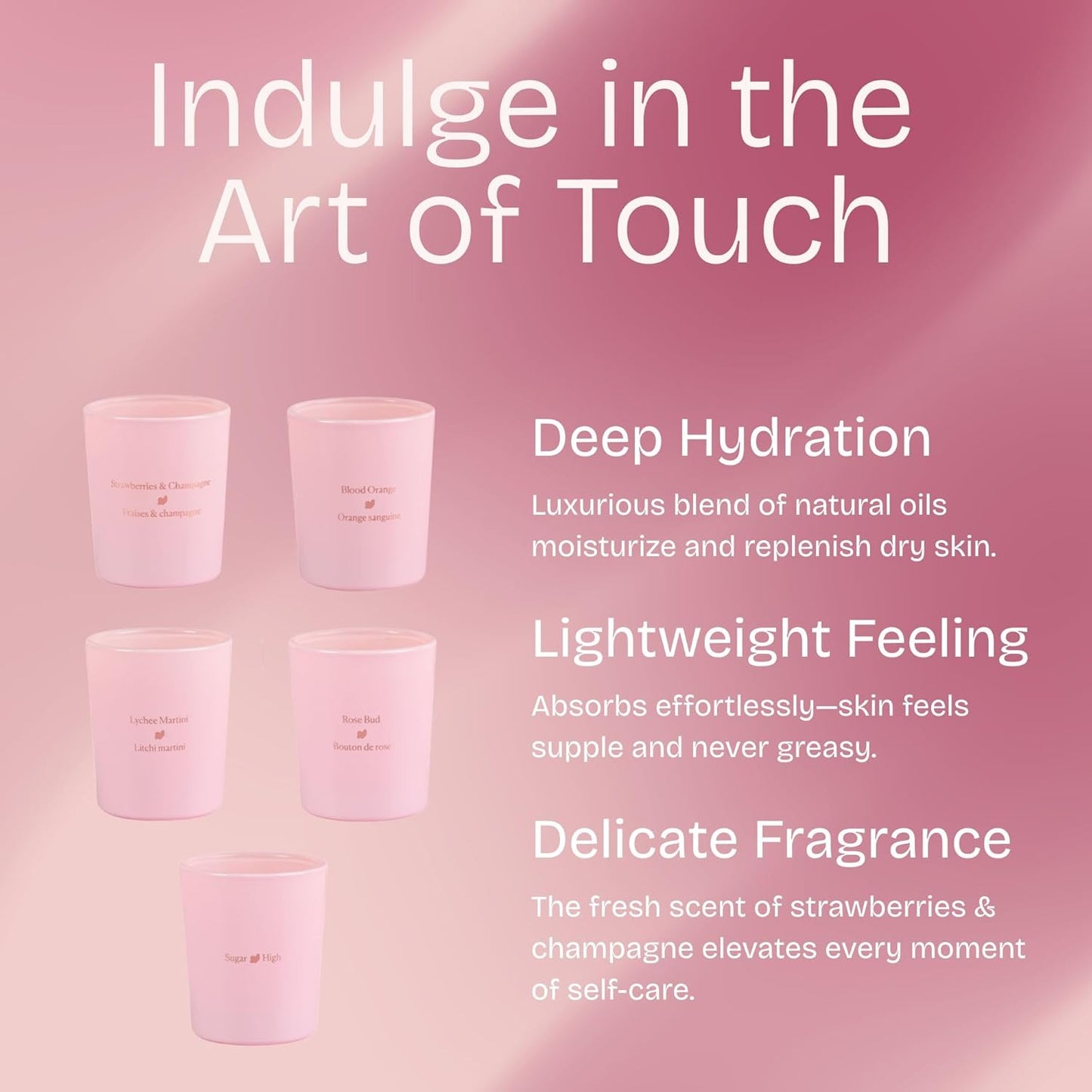 HighOnLove Mini Sensual Massage Candles Collection