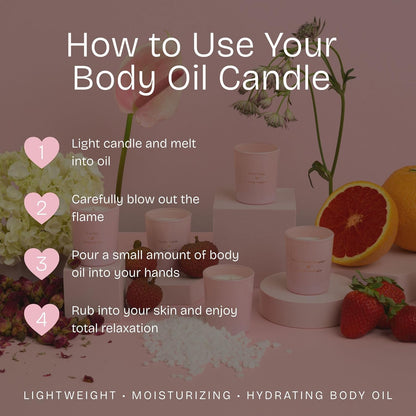 HighOnLove Mini Sensual Massage Candles Collection