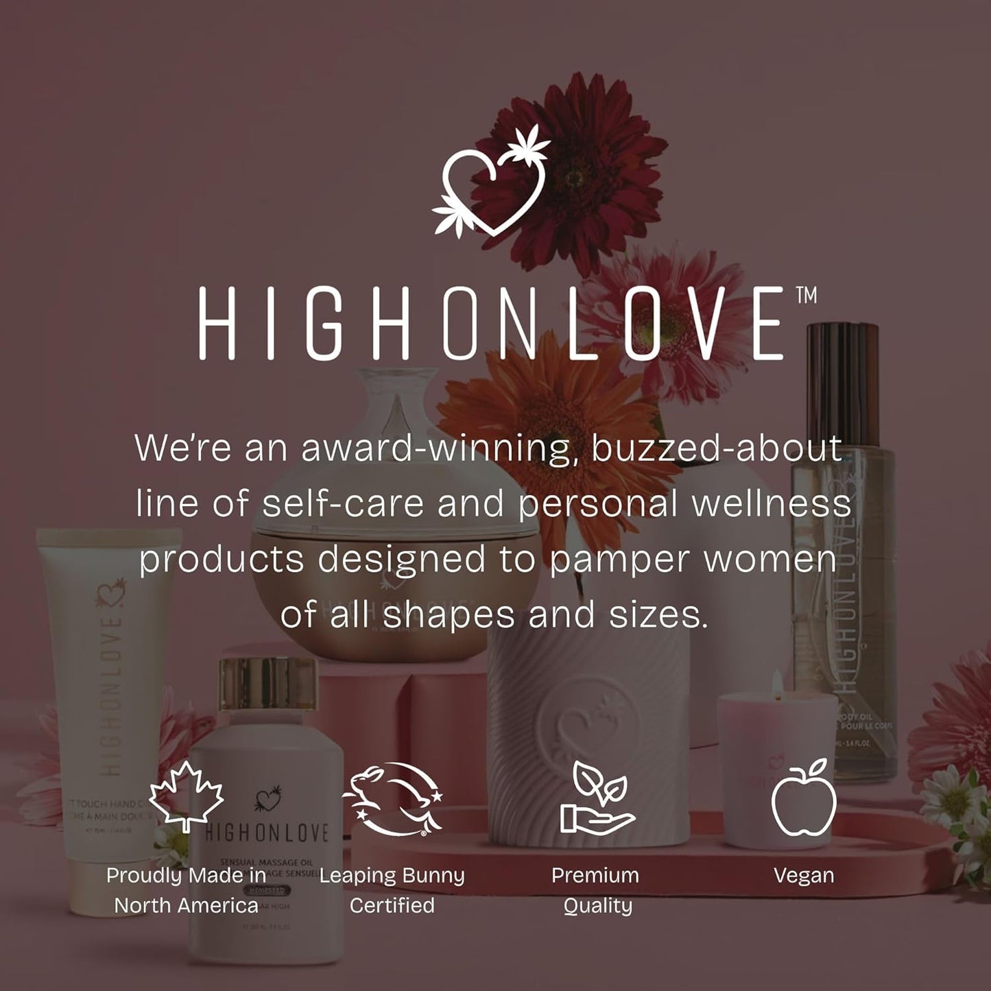 HighOnLove Mini Sensual Massage Candles Collection