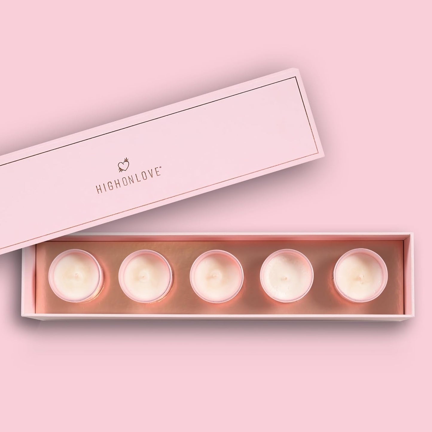 HighOnLove Mini Sensual Massage Candles Collection