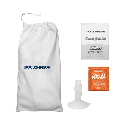 The Realistic Cock Squirting 9.5 in. ULTRASKYN Vac-U-Lock Dildo Chocolate