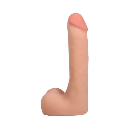 The Realistic Cock 9 in. ULTRASKYN Vac-U-Lock Dildo with Balls Vanilla