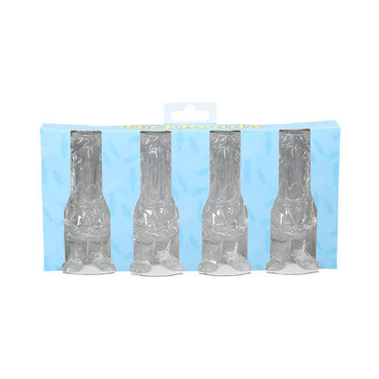 The Dickheads Groom Tall Shot Glass Clear
