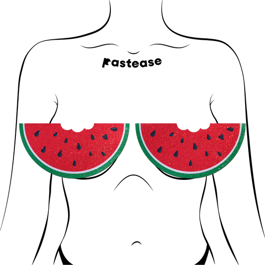 Pastease Watermelon Slice with a Bite Full Breast Covers Support Tape