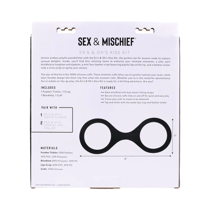 Sportsheets Sex & Mischief Ex's & Oh's Kiss Kit