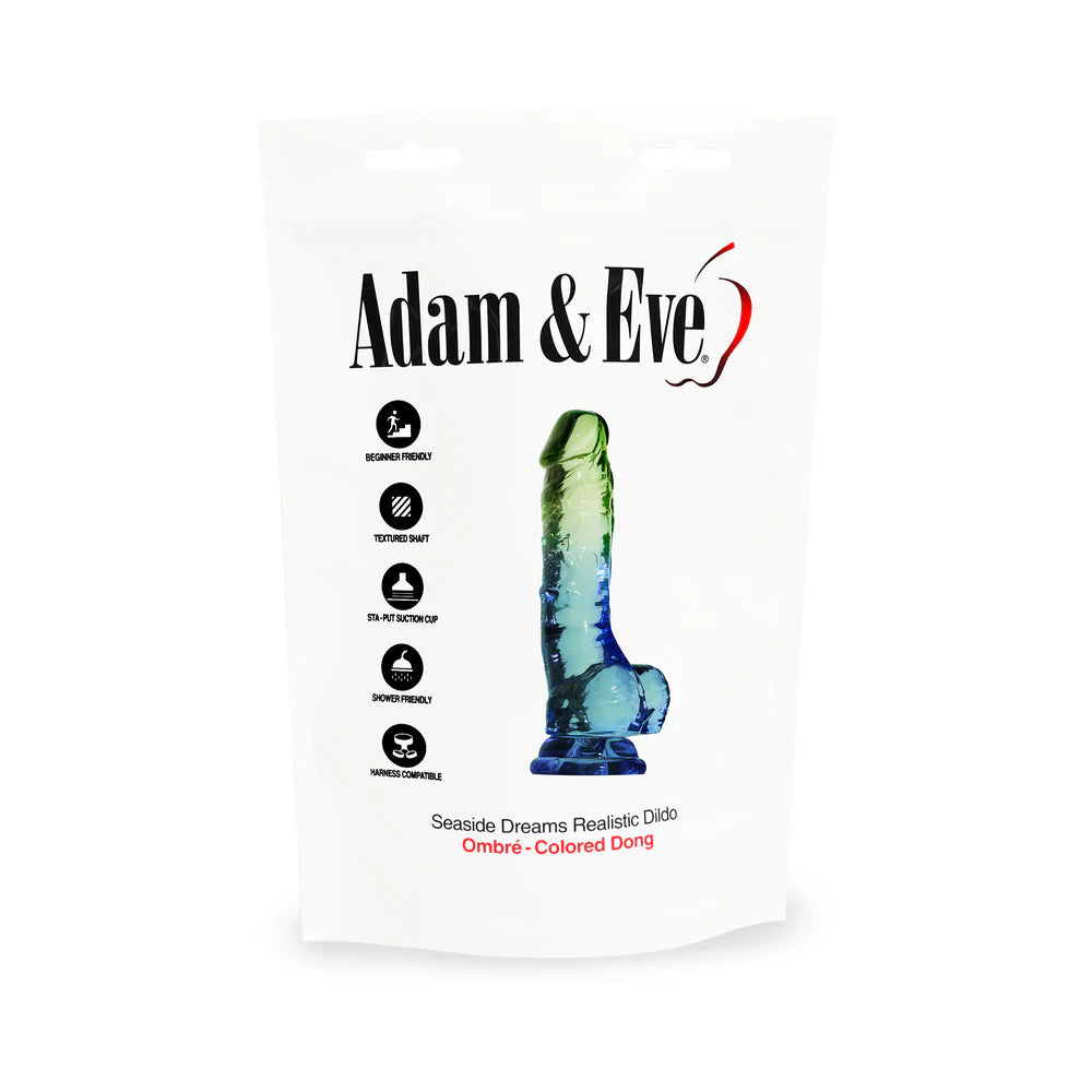 Adam & Eve Seaside Dreams Realistic Dildo 7.5 in.