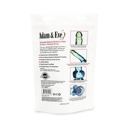 Adam & Eve Seaside Dreams Realistic Dildo 7.5 in.