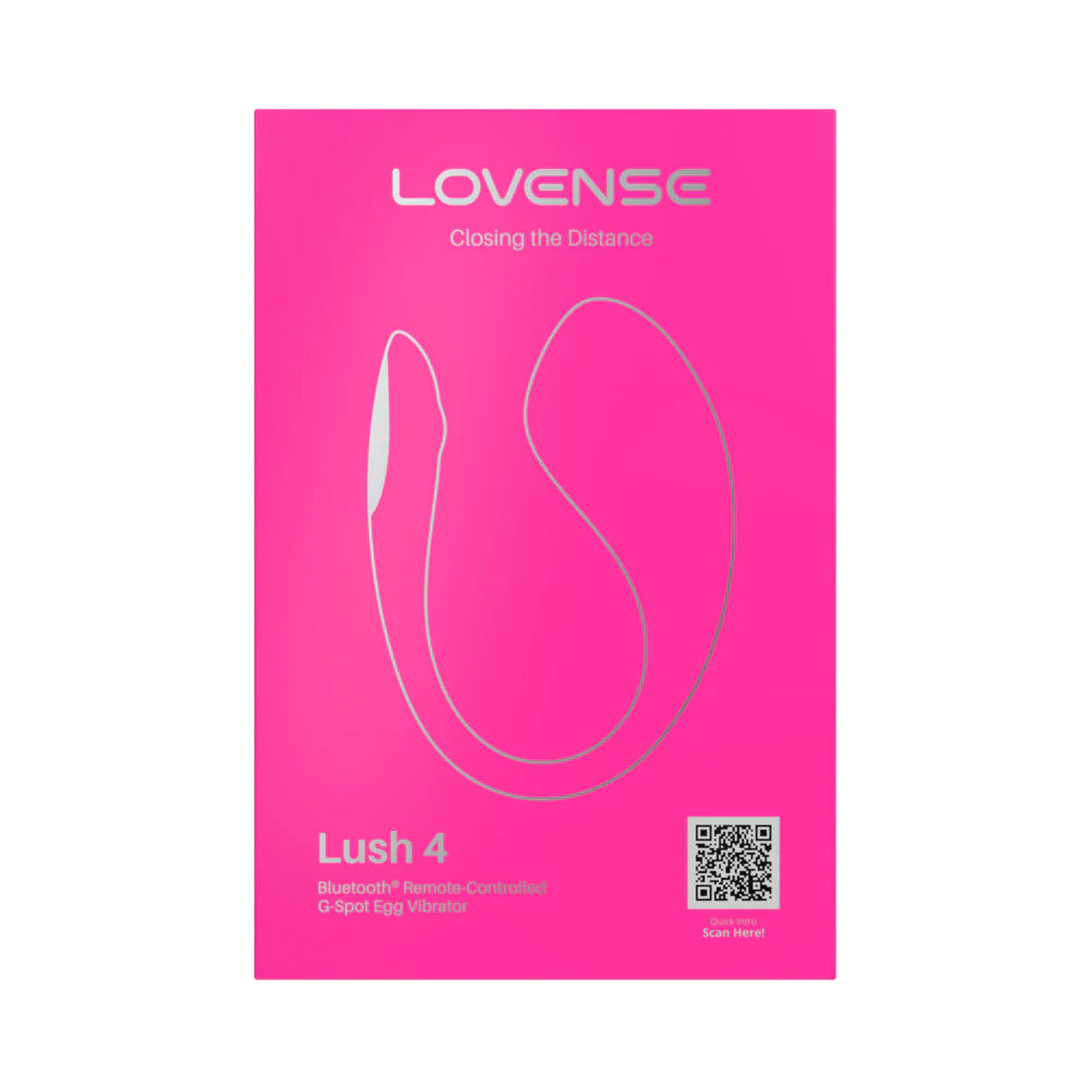 Lovense Lush 4 Bluetooth Remote-Controlled Egg Vibrator