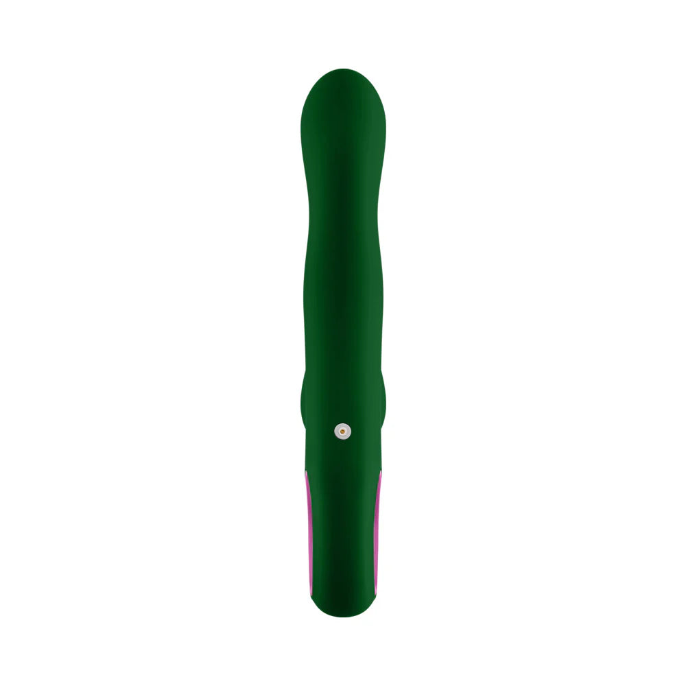 FemmeFunn Pallina Triple Action Thumping Rabbit Vibrator Dark Green