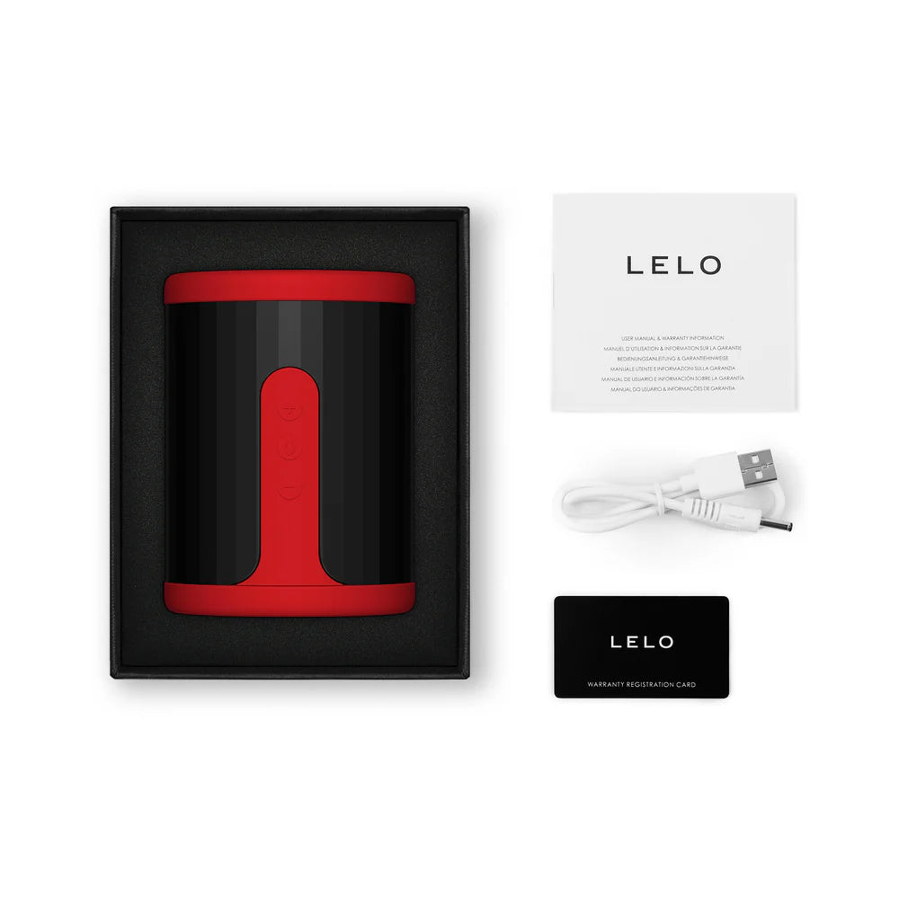 LELO F2S Stamina Trainer, Massager & Stroker Red