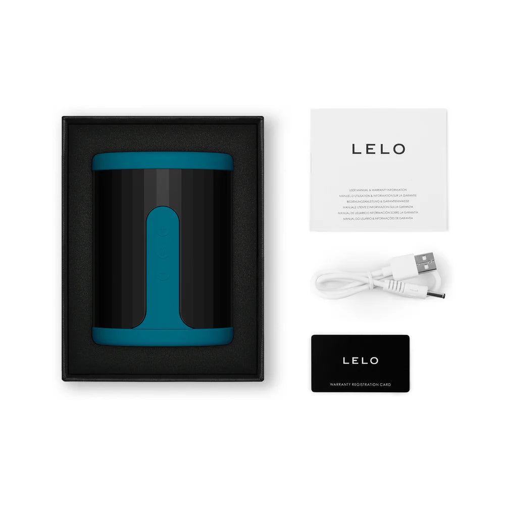 LELO F2 Stamina Trainer, Massager & Stroker Teal