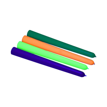 Master Series Glow Wax UV Blacklight Reactive Drip Candles Set of 4