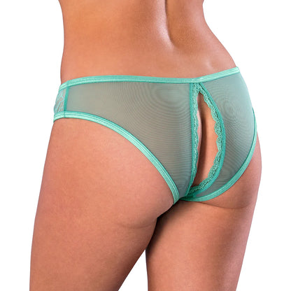 Magic Silk Sweetums Crotchless Panty Mint