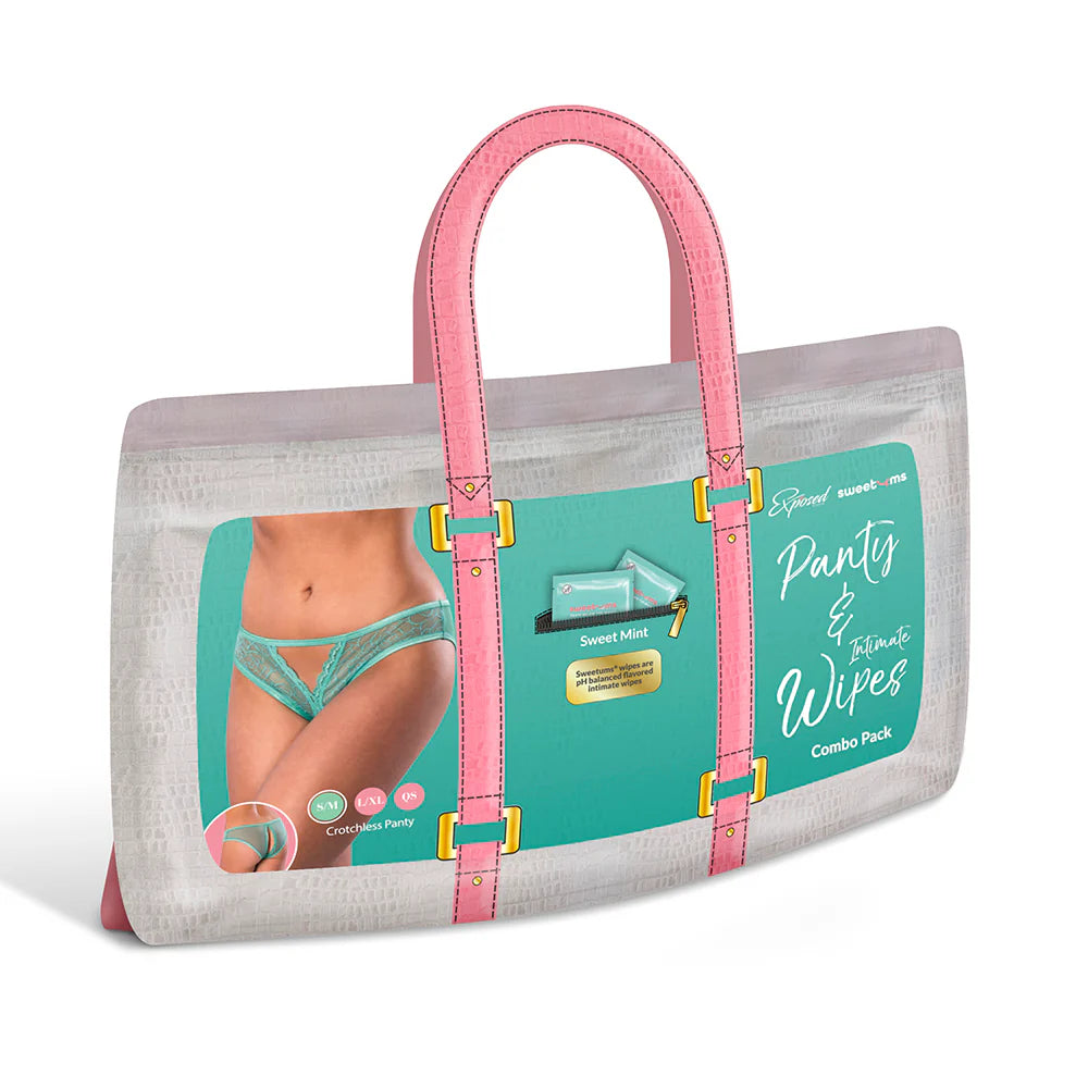 Magic Silk Sweetums Crotchless Panty Mint