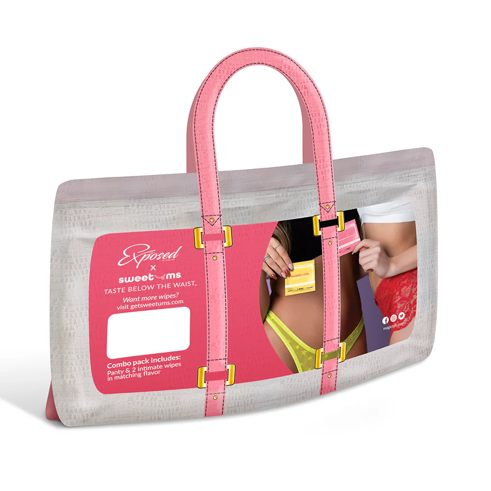 Magic Silk Sweetums Split Crotch Panty Cherry