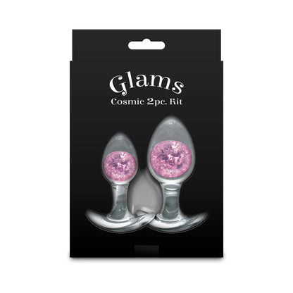 Cosmic Glams 2-Piece Plug Kit Pink