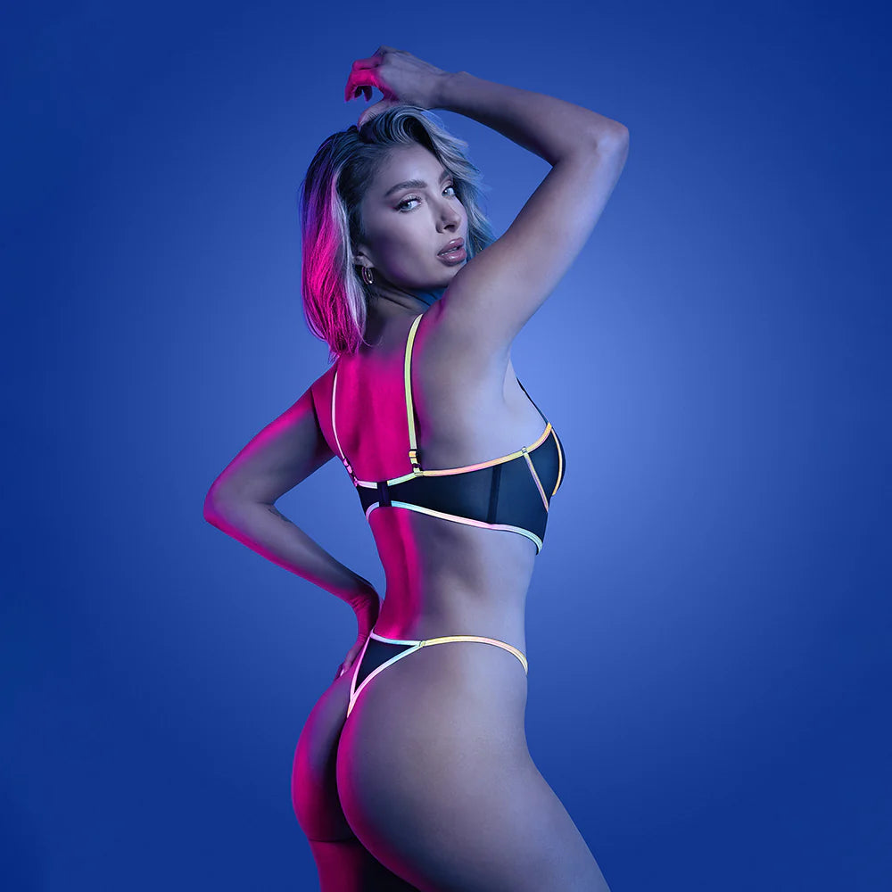 Fantasy Lingerie Glow Solar Flare Underwire Bra & Panty