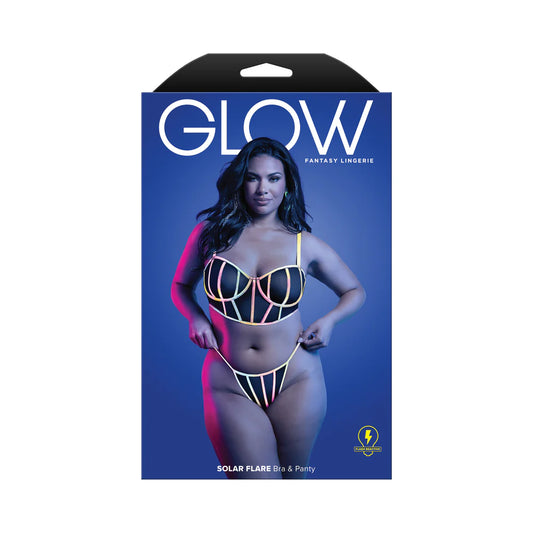 Fantasy Lingerie Glow Solar Flare Underwire Bra & Panty