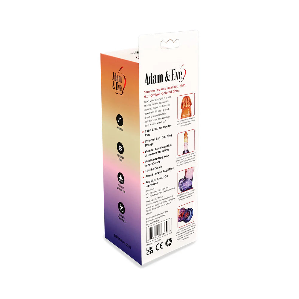 Adam & Eve Sunrise Dreams Realistic Dildo 9.5 in.