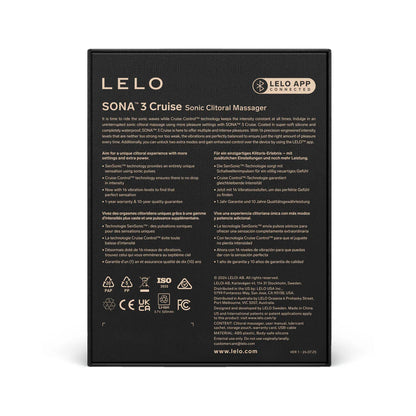 LELO SONA 3 Cruise Clitoral Stimulator Plum