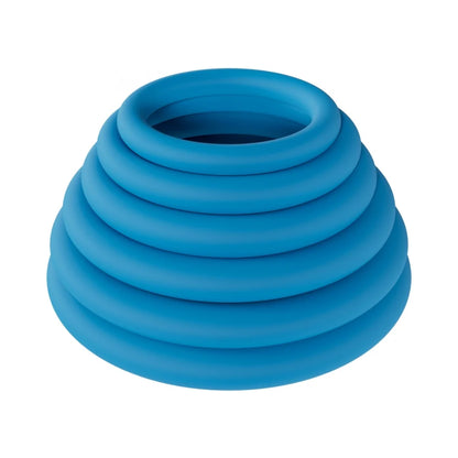 LEVELZ Classic Silicone Cock Ring Set of 6 All Sizes