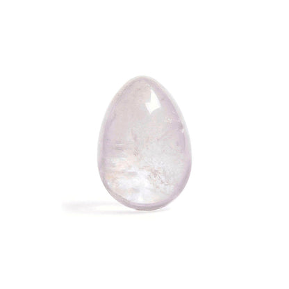 Chakrubs Prism Yoni Egg Clear Quartz (non-drilled)