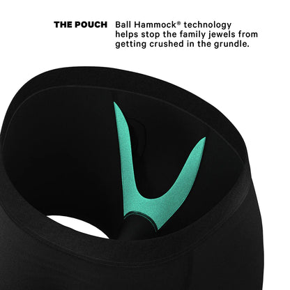 Shinesty The 009 Black Tuxedo Ball Hammock Pouch Underwear with Fly