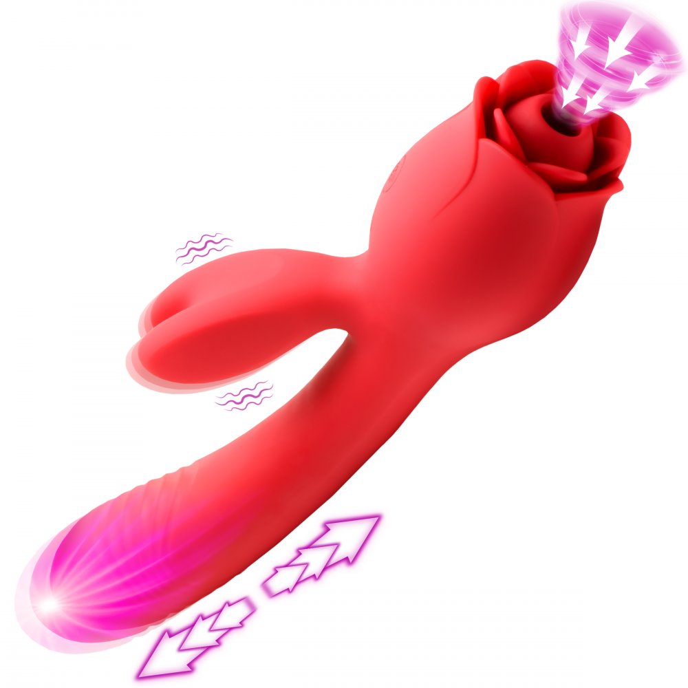 Bloomgasm Blooming Bunny Sucking & Thrusting Silicone Rabbit Vibrator