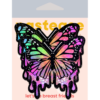 Pastease Butterfly Melt Trippy Glitter Rainbow Nipple Pasties