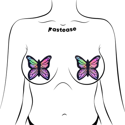 Pastease Glitter Butterfly Pasties Pastel Rainbow