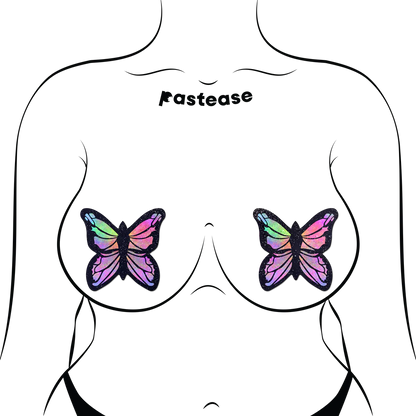 Pastease Glitter Butterfly Pasties Pastel Rainbow