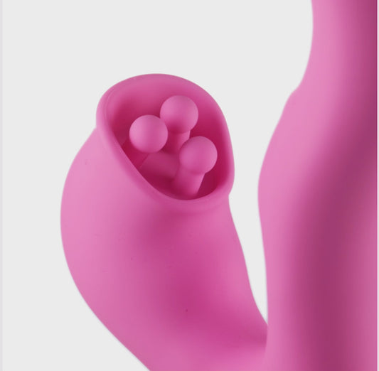 FemmeFunn Pallina Triple Action Thumping Rabbit Vibrator Dark Green