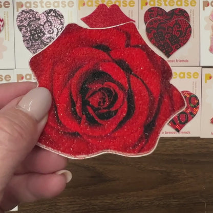 Pastease Glitter Blooming Rose Pasties
